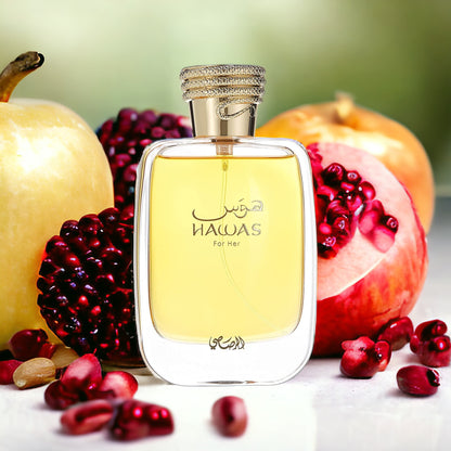 Hawas for Her Rasasi 100ml - Fragranza femminile legnosa