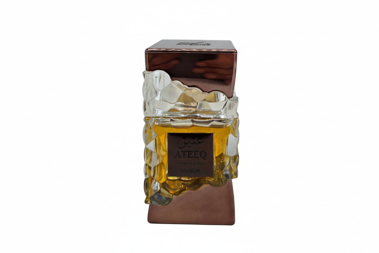 Nusuk Ateeq profumo orientale unisex 2025 longevità 10 ore sillage potente