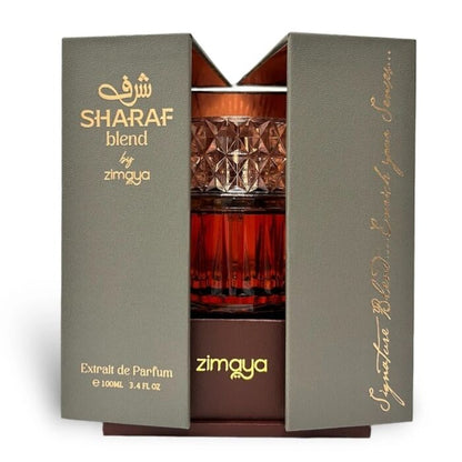 Zimaya Sharaf Blend Extrait de Parfum 100ml - Fragranza Gourmand Orientale Unisex
