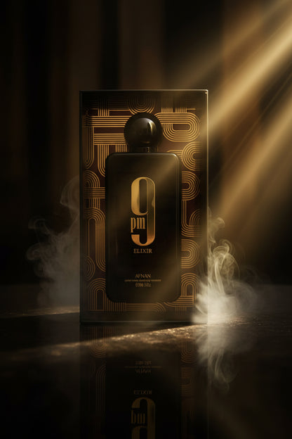 9 PM Elixir Afnan Eau de Parfum - Fragranza Unisex Elegante e Intensa 100ml