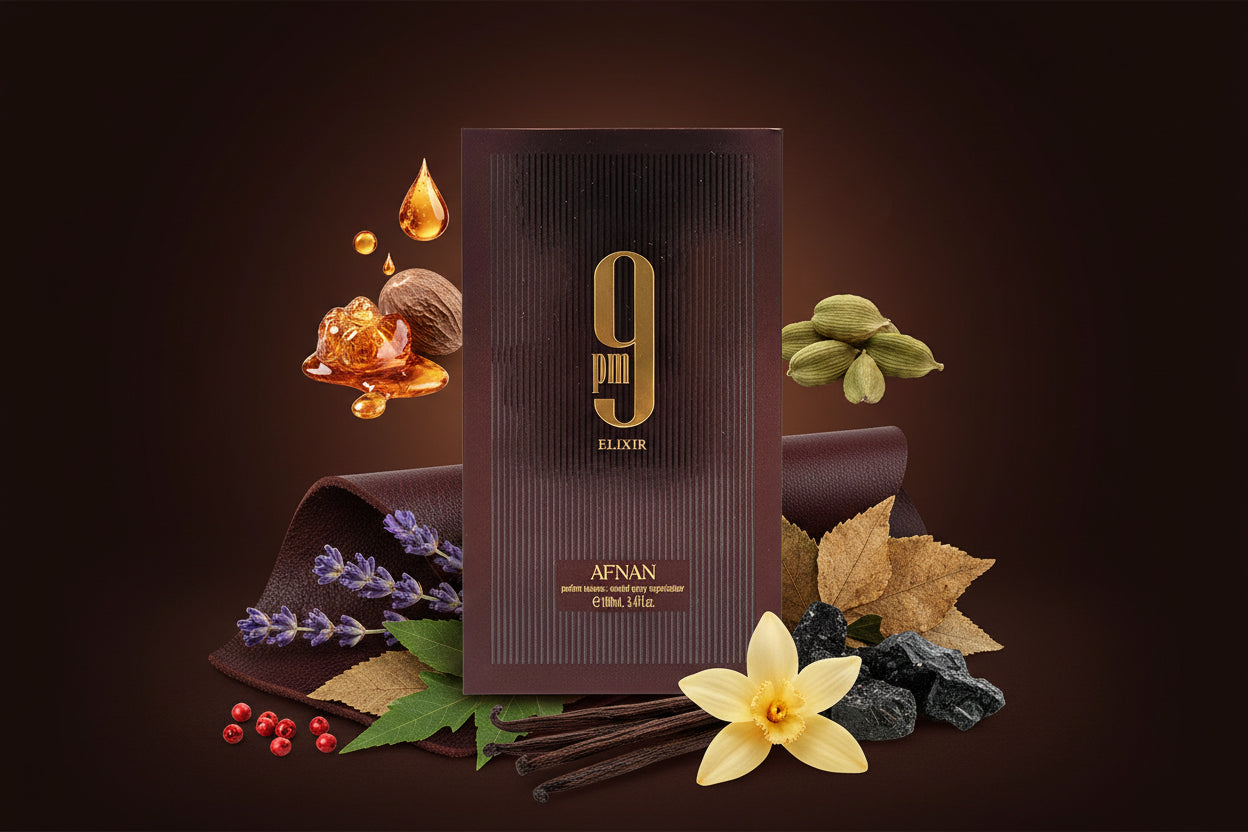 9 PM Elixir Afnan 100ml - Profumo Unisex Intenso ed Elegante by Afnan