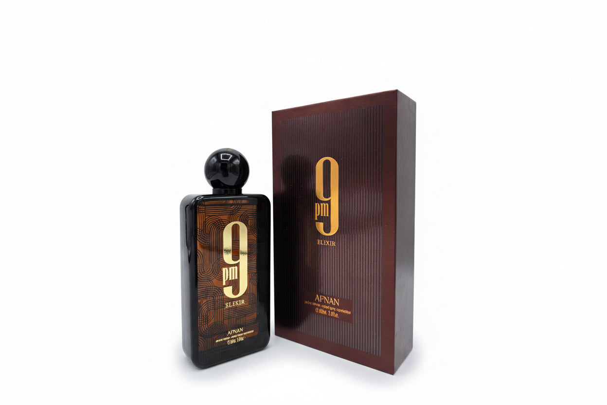 9 PM Elixir Afnan 100ml - Profumo Orientale Speziato Legnoso Unisex