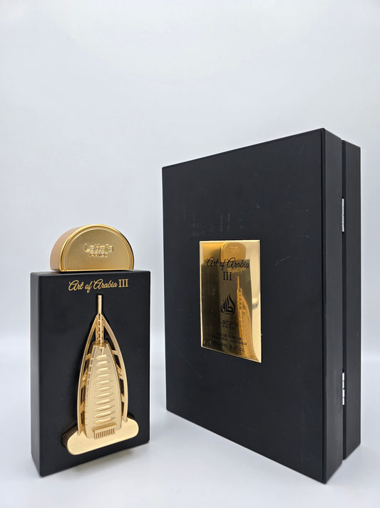 Art of Arabia III Lattafa EDP 100ml - Dettaglio Bottiglia Profumo Orientale Sensuale