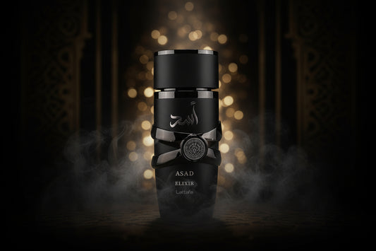 Asad Elixir Lattafa Eau de Parfum 100ml - Profumo Unisex Orientale Intenso - Bottiglia Originale