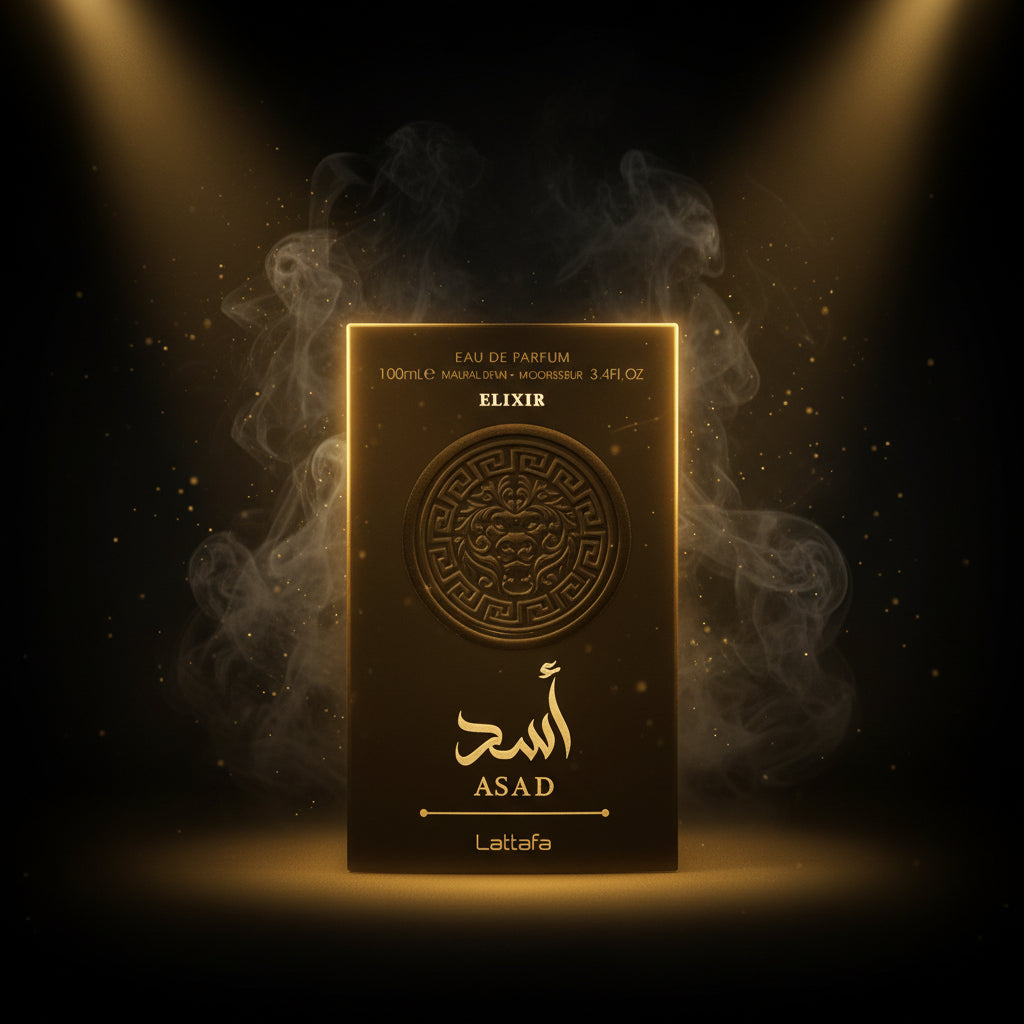Asad Elixir Lattafa Eau de Parfum - Fragranza Orientale Unisex Intensa 100ml