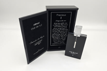 Armaf Club de Nuit Precieux 55ml - Dettaglio Flacone Extrait de Parfum Elegante