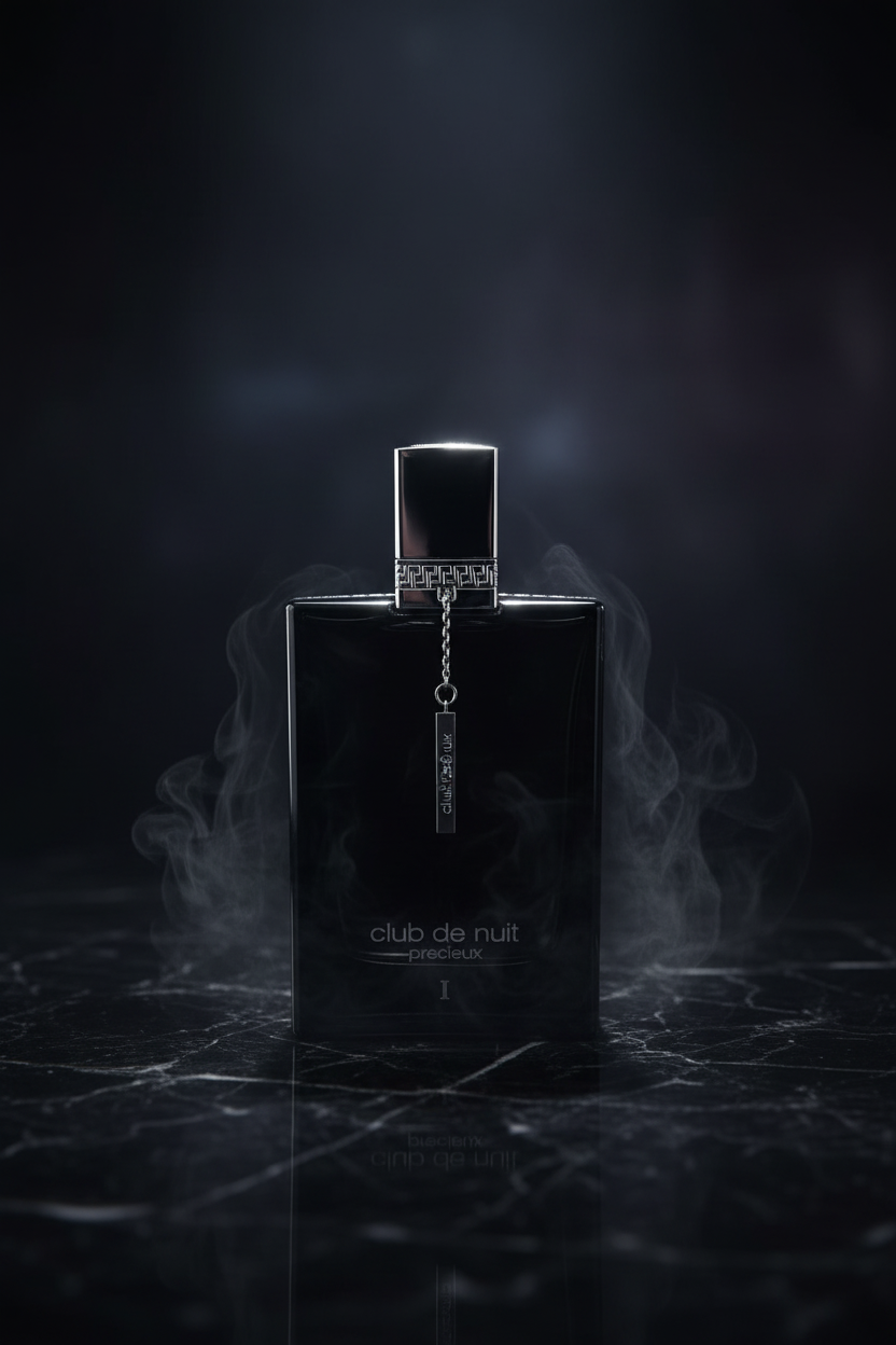 Dettaglio flacone Armaf Club de Nuit Precieux extrait 55ml elegante
