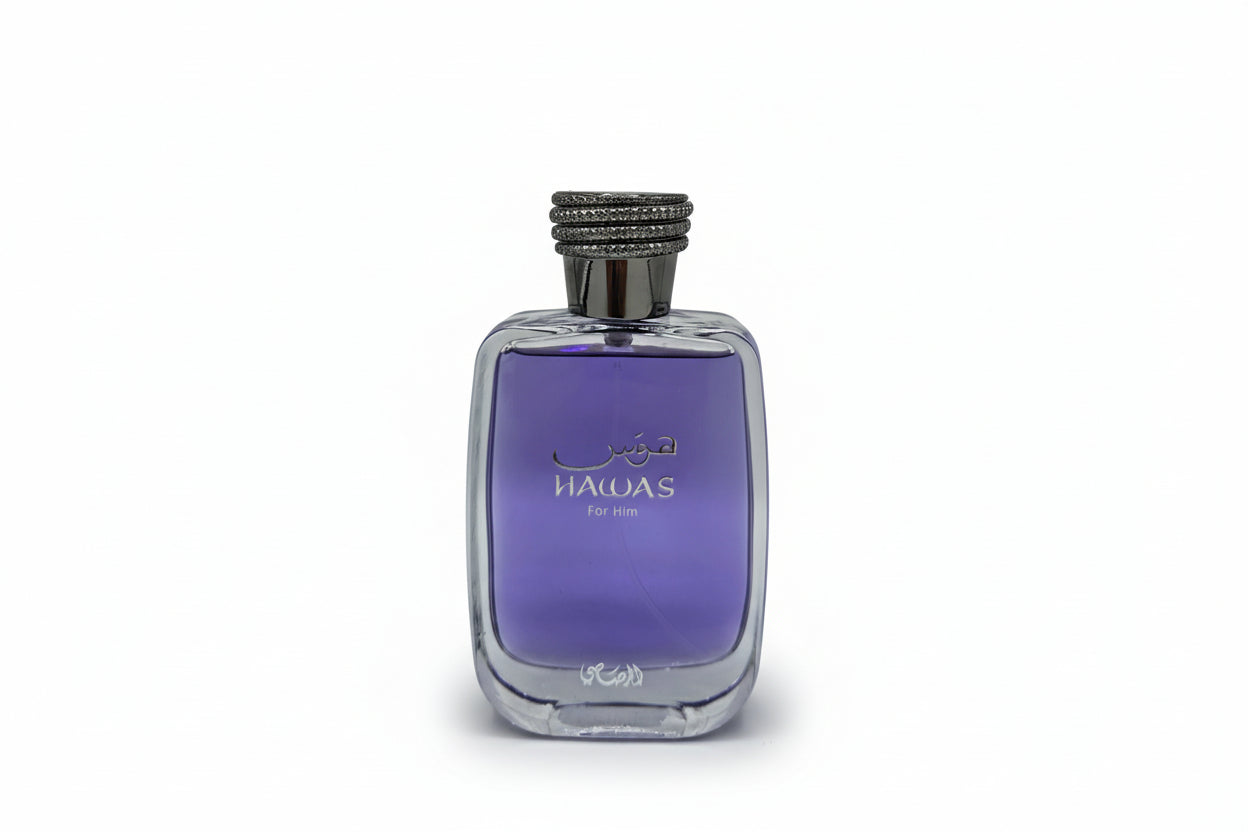 Hawas For Him Rasasi Eau de Parfum 100ml - Profumo Uomo Fresco - Bottiglia Originale