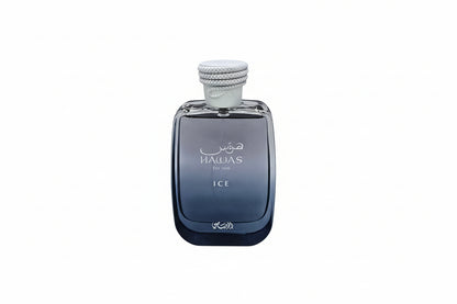 Hawas Ice For Him Rasasi Eau de Parfum 100ml - Profumo Uomo Fresco Energico - Bottiglia Originale