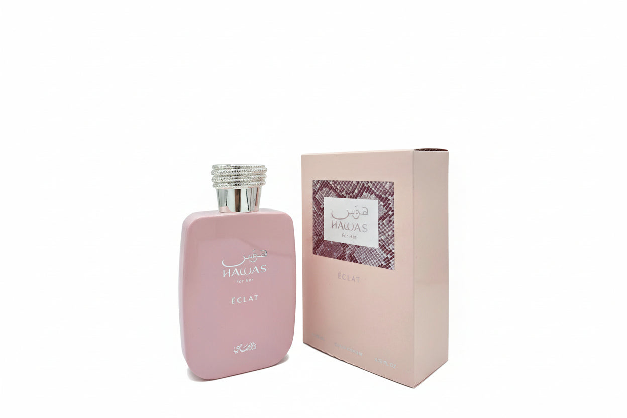 Hawas Eclat Rasasi Eau de Parfum 100ml - Profumo donna fruttato aromatico fresco"