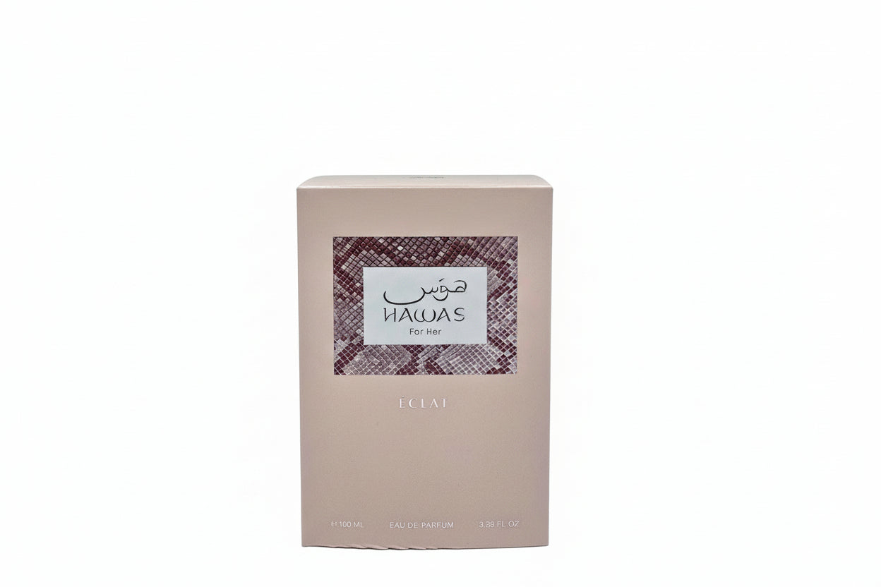 Hawas Eclat Rasasi 100ml - Fragranza femminile fresca e fruttata"