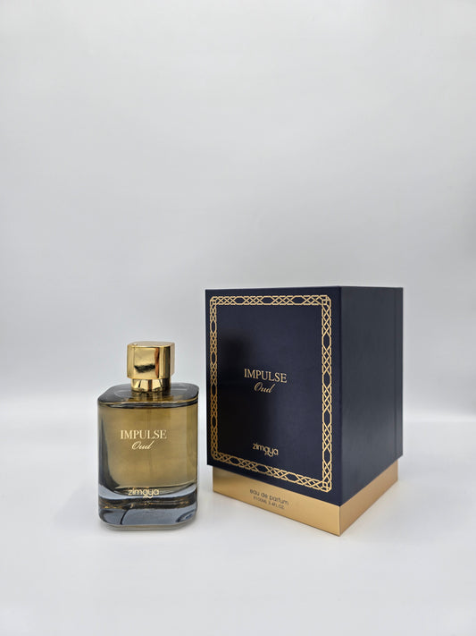 Impulse Oud Zimaya Eau de Parfum 100ml - Profumo Unisex Oud Intenso - Bottiglia Originale