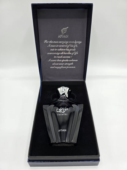 Turathi Afnan EDP 100ml - Dettaglio Bottiglia Profumo Elegante Moderno