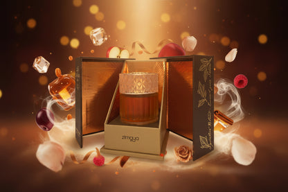 Zimaya Sharaf Divine Extrait de Parfumes 100 ml - Profumo orientale unisex di nicchia in elegante flacone dorato, fragranza persistente e raffinata