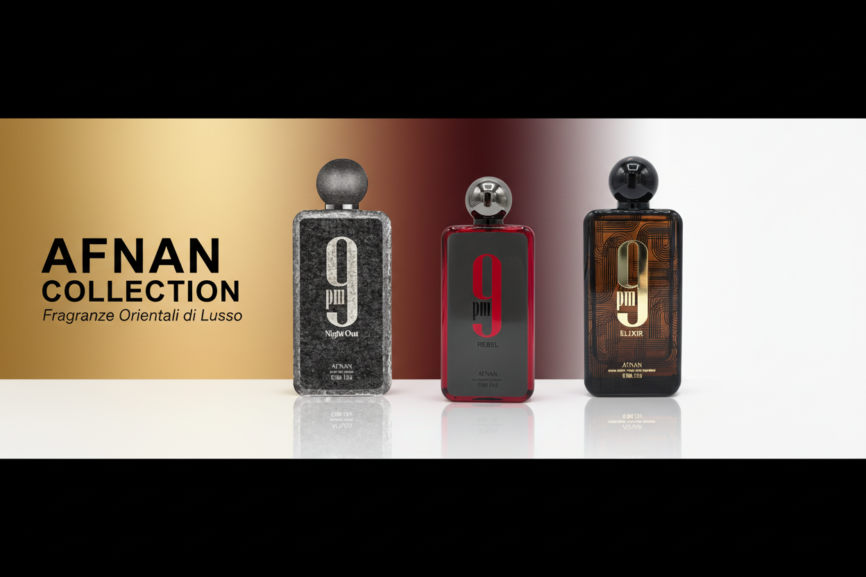 Afnan Collection - Profumi orientali 9PM Night Out Rebel Elixir
