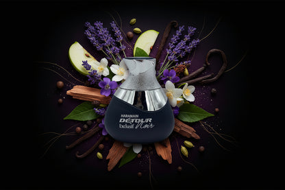 Al Haramain Detour Noir Eau de Parfum 100ml Fragranza Orientale Floreale Unisex
