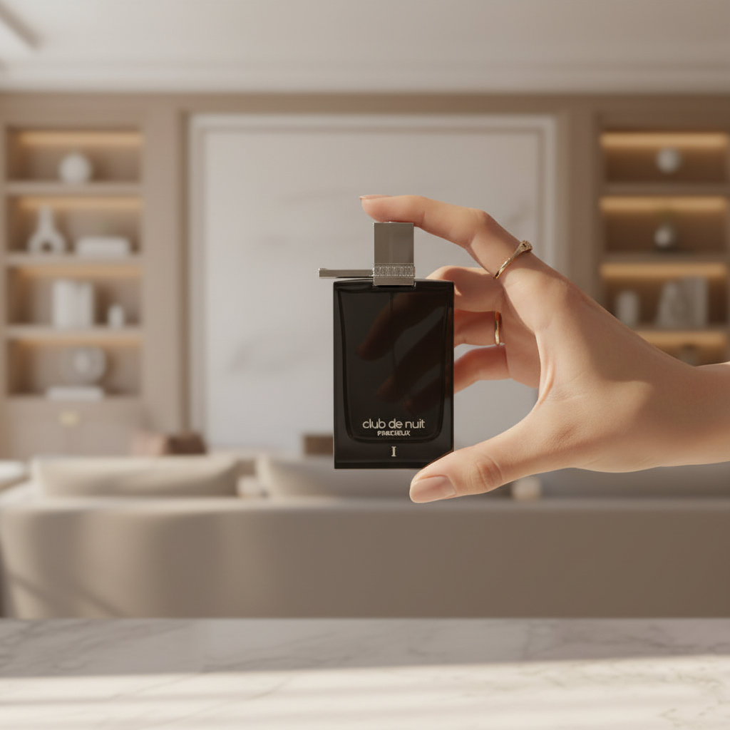 Armaf Club de Nuit Precieux 55ml dimensioni formato extrait compatto mano
