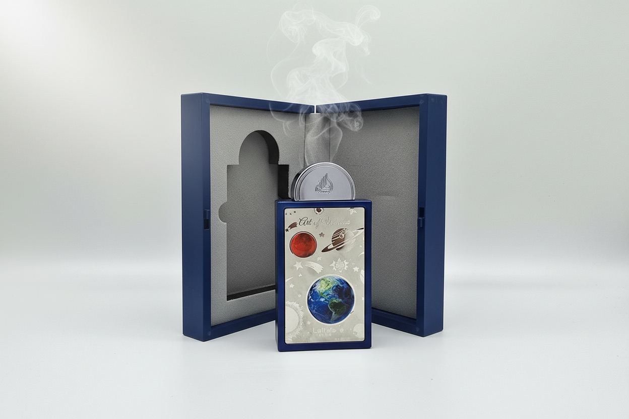 Lattafa Art of Universe 100ml packaging confezione originale unboxing eau de parfum
