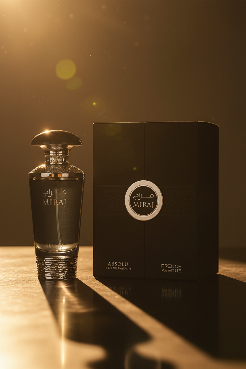 French Avenue Miraj Absolu artistic photography light reflections golden hour luxury niche
