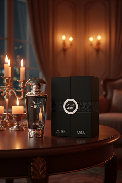 French Avenue Miraj Absolu evening candlelight romantic atmosphere profumo niche unisex
