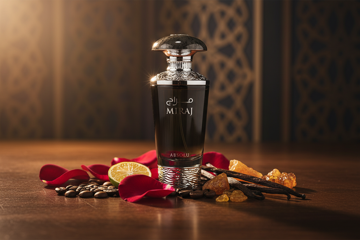 French Avenue Miraj Absolu lifestyle note olfattive rosa caffè vaniglia ambra bergamotto