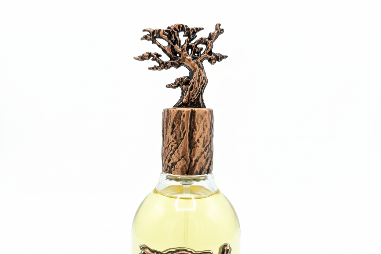 Lattafa Eternal Oud dettaglio tappo etichetta craftsmanship eau de parfum oud