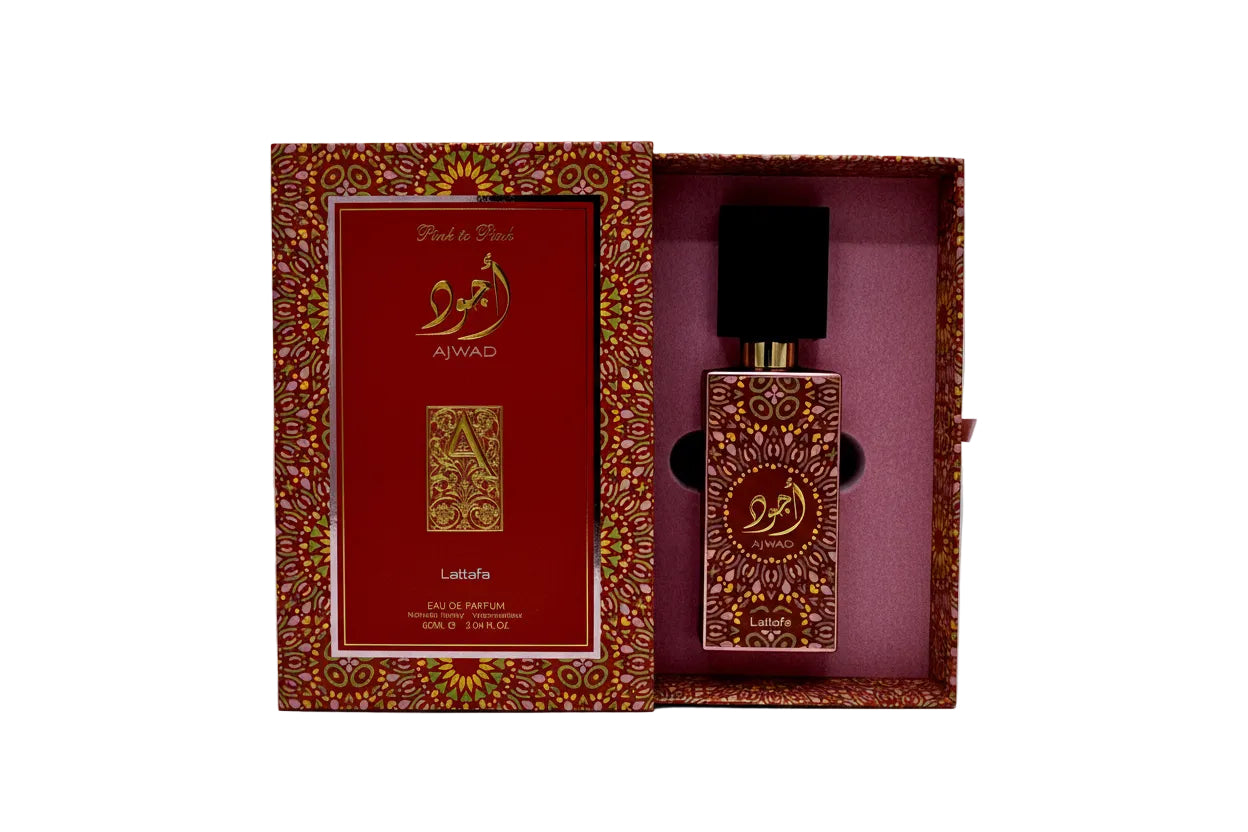 Lattafa Ajwad fragranza unisex versatile floreale fruttata elegante
