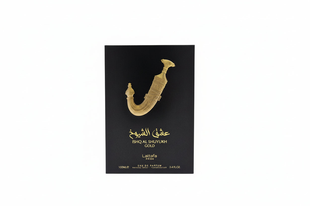 Lattafa Ishq Al Shuyukh Gold fragranza unisex lussuosa orientale 
