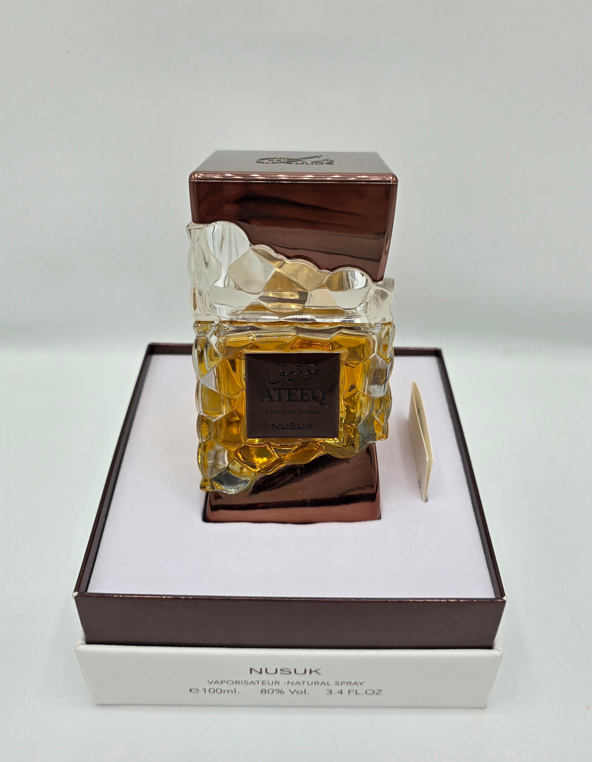 Nusuk Ateeq extrait de parfum note miele tabacco vaniglia fava tonka

