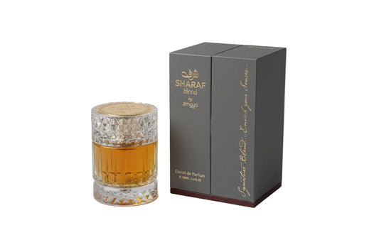 Sharaf Blend Zimaya Extrait de Parfum 100ml - Profumo gourmand orientale speziato unisex