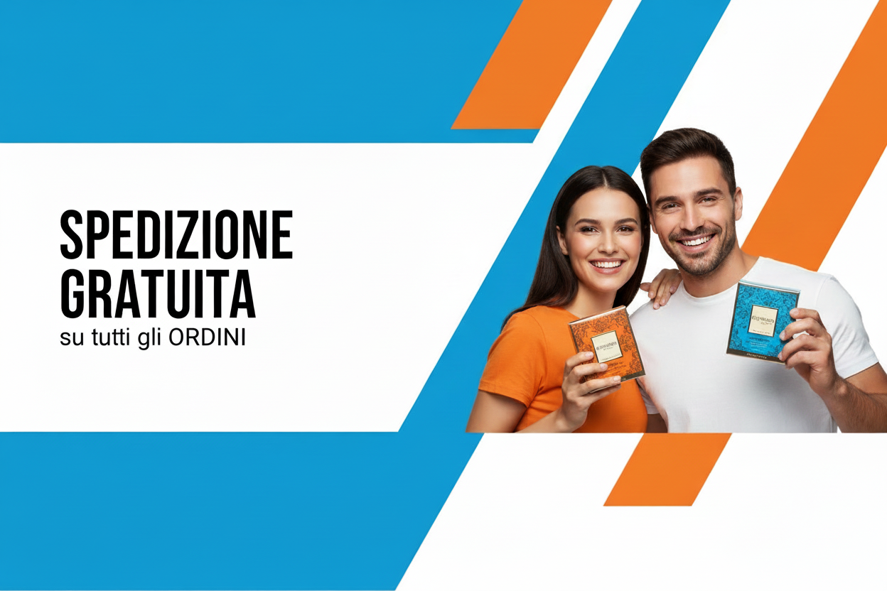 Spedizione gratuita su tutti gli ordini - Profumi orientali delivery veloce Italia